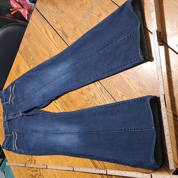 MOTHER Denim - MOTHER Jeans Womens 27 BLUE Bootcut Boot Cut  Preowned Used Pants FLARE FLARED